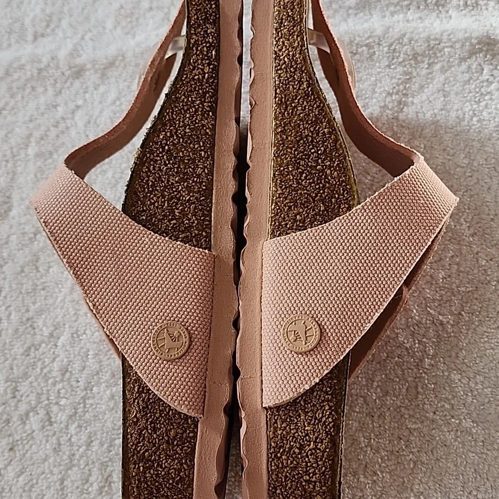 Birkenstock Pink T-Strap Sandals
